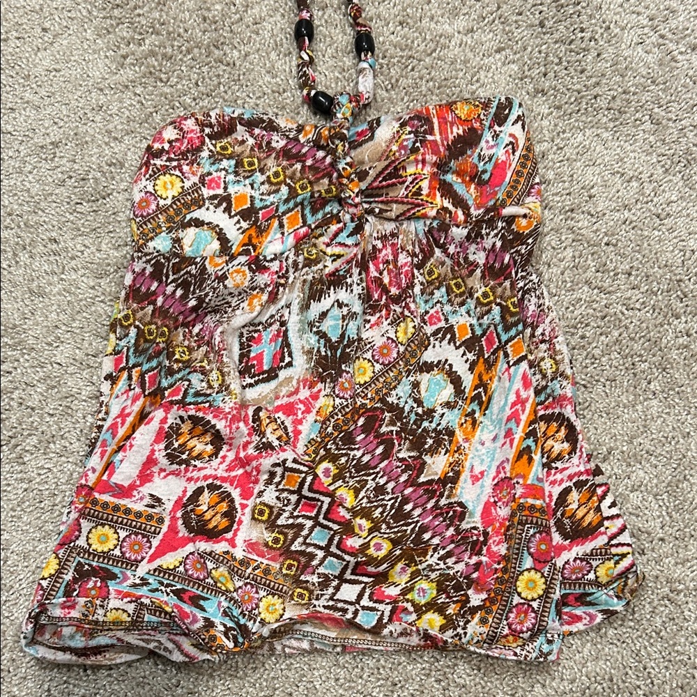 No Boundaries Multicolor Patterned Camisole